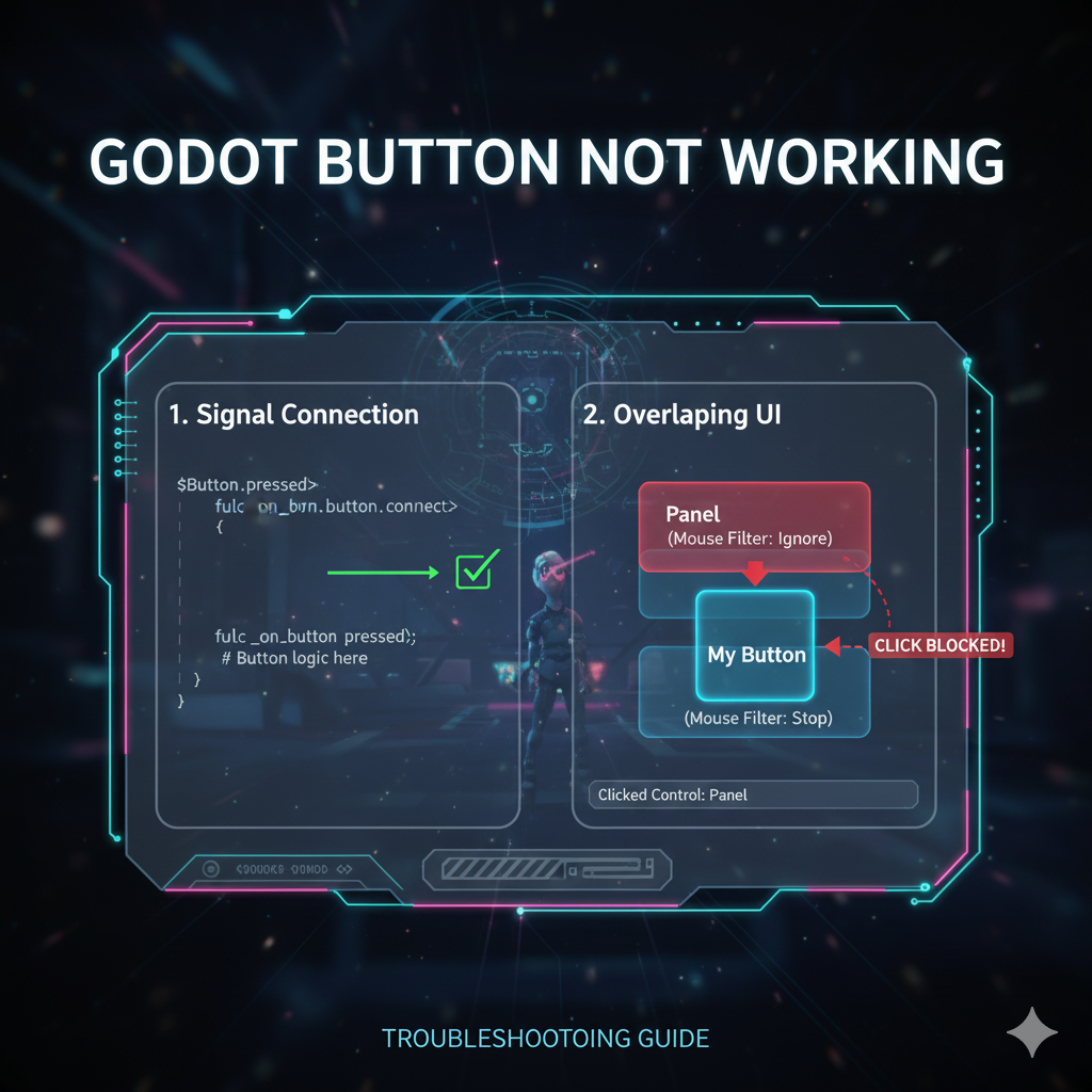 Godot button not working on mobile?